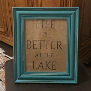 LIFE IS BETTER AT THE LAKE DECOR